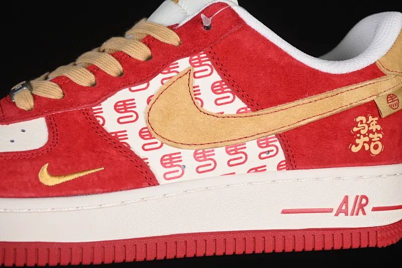 All Categories Nk Air Force 1 Air Force Series Nk Air Force 1 Low Air Force Low Nike Air Force 1'07 Low Year of the Horse Limited Red Gold Air Force One Low Casual Shoes XD0028-014